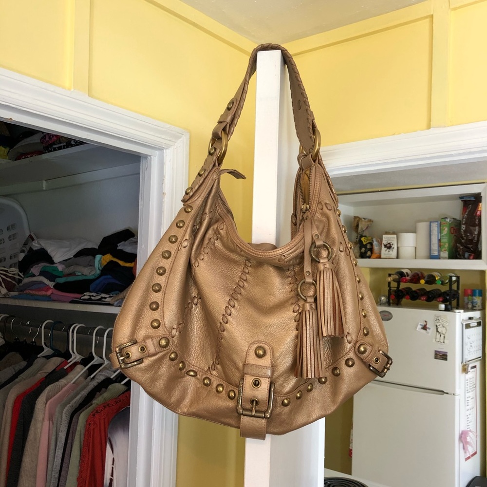 SOLD. Isabella Fiore metallic bag